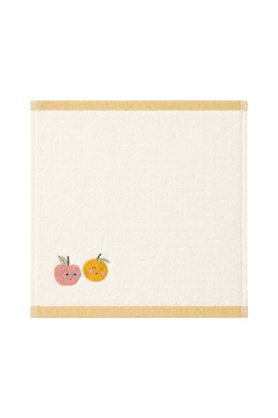 Casadora Baby Vitamin C 100% Organic Cotton 2-Piece Hand Towel 30 X 30 cm