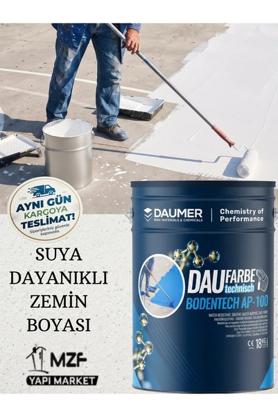 MZF Daumer Bodentech AP-100 Suya Dayanıklı Zemin Boyası Beyaz