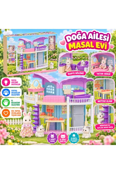 BASEL MAİSON 04152 DOĞA AİLESİ MASAL EVİ OYUNCAK EV