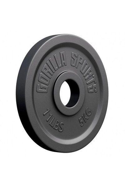 Gorilla Sports Чугунен диск за тежести Olympia 1.25 - 25 кг 5 кг