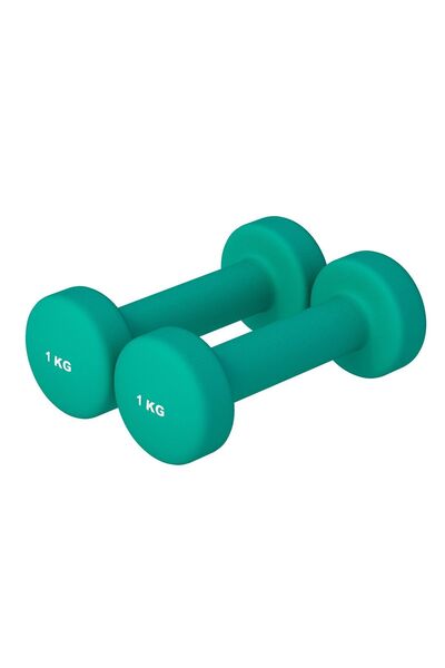 Gorilla Sports Halterele de gimnastică din neopren, rotunde, 1 - 10 kg 2 kg (...