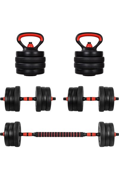 MOVIT Set de haltere 6 în 1 20 - 30 kg 20 kg