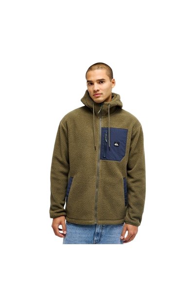 Quiksilver Clean Coast Fz Hood Erkek Yeşil Polar ERKEK POLAR EQYPF03098