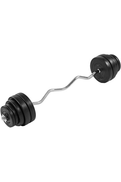 MOVIT Set haltera, cu bara SZ de 120cm si discuri din ciment de 23,5 - 30 KG ...