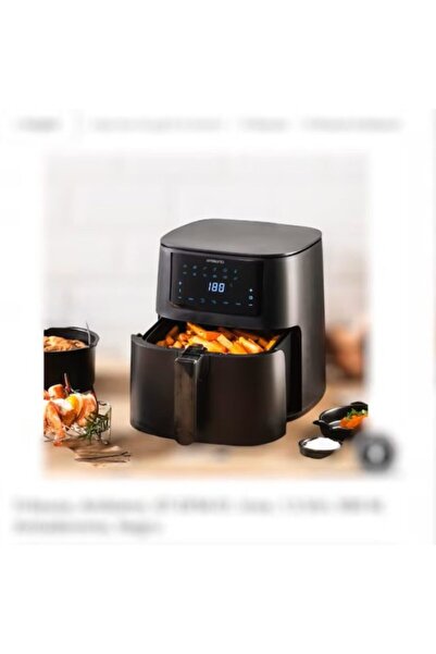 Ambiano Friteuză cu Aer Cald – 3 Litri, Ecran Tactil, 8 Programe, 1400 W