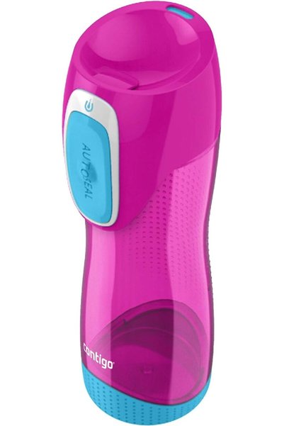 Contigo زجاجة مياه Swish Autoseal، زجاجة شرب كبيرة خالية من مادة BPA، زجاجة ر...