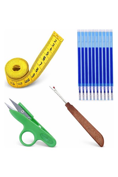 FR. KNIVES Terzi Başlangıç Seti Iplik Temizleme Makası Mezura Iplik Sökücü Uç...