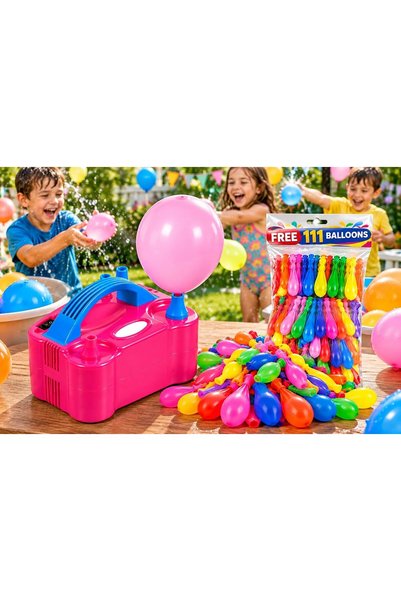 Generic Hayati Electric Balloon Pump, Inflation Machine for Arches, Garlands, Birthdays, Baby Showers, Event Decorations, Electric Balloon Inflator