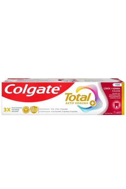 Colgate Diş Macunu Total Çürük Aşınma Kalkanı 75 ml