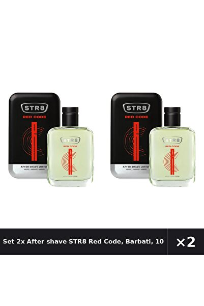 str8 Set 2x After shave Red Code, Barbati, 100 ml