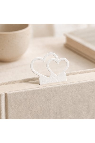 sportivoshop Semn de carte in forma de doua inimi, tip agrafa pentru pagina, ...