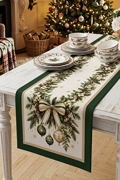 Bertille Home Божићна серија 140x40 цм дигитално штампана трка (Божићни Ноел)