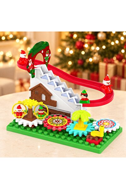 OEM Christmas circuit for children, with slide, ladder and figurines, 3 years+