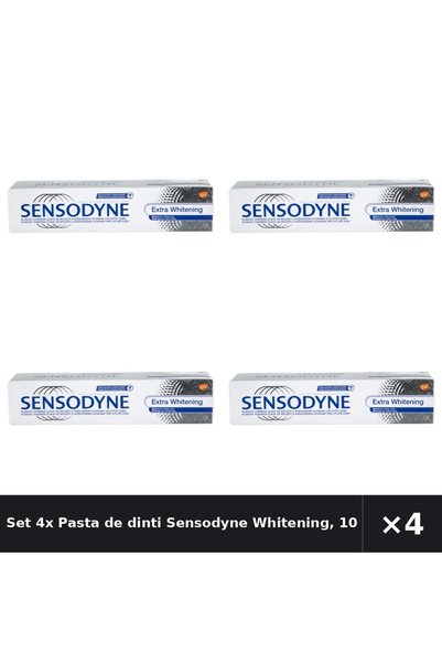 Sensodyne Set 4x Pastă de dinți pentru albire, 100 ml