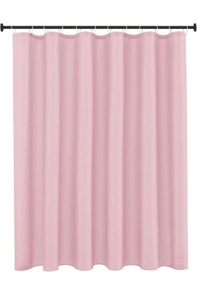Biscaynebay Hotel Quality Fabric Shower Curtain Liners 72 Inch by 72 Inch, Pi...