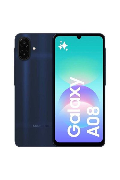 Samsung جالاكسي A08 ثنائي الشريحة 4G أزرق داكن 4 جيجابايت رام 128 جيجابايت - ...