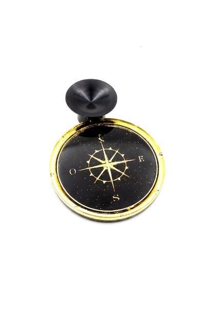 BsElektronik Indispensable Picture Holder for Labelers, Black Compass Gold De...