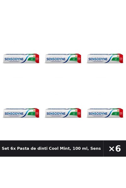Sensodyne Set 6x Pasta de dinti Cool Mint, 100 ml,