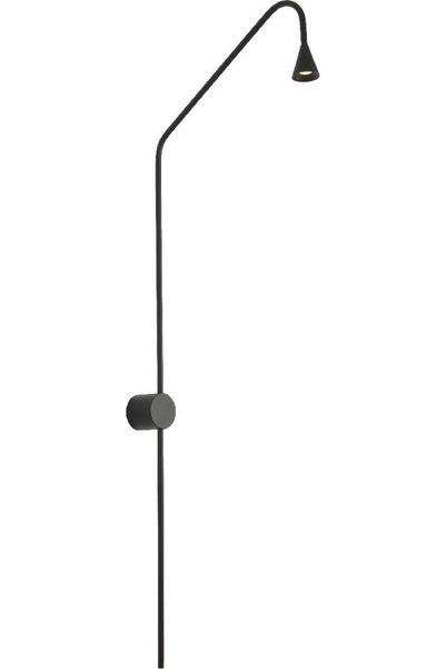 Aca Φωτιστικό Τοίχου LED Αισθητικό Μαύρο Άμμου 5W 3000K 440lm - (OKN5012WBK)
