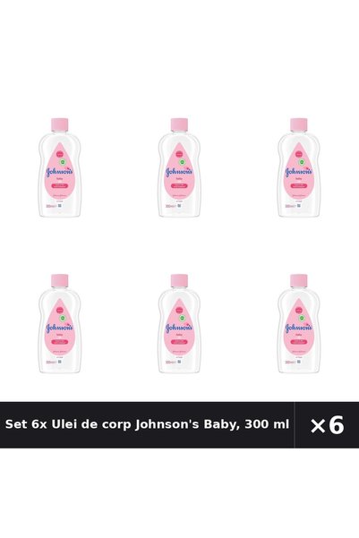 Johnson's Baby Set 6x Ulei de corp Johnson's Baby, 300 ml