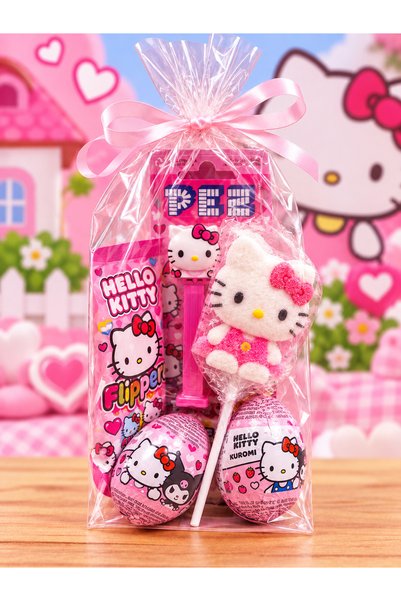 Zaini Hello Kitty Sürpriz Hediye Paketi 5 Parça – PEZ, Flipperz, Marshmallow ...