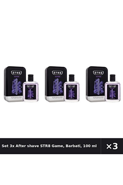 str8 Set 3x After shave Game, Barbati, 100 ml