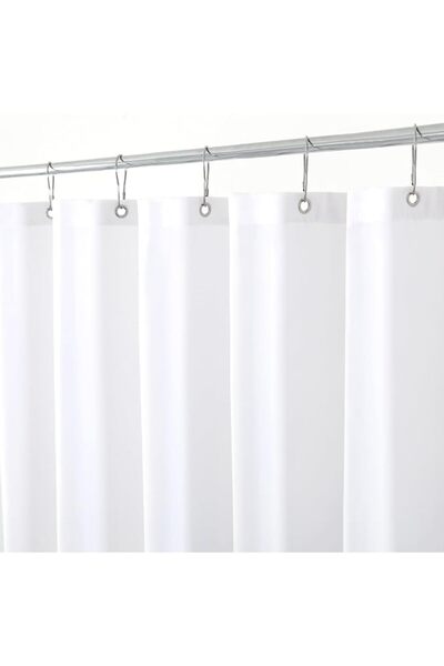 Biscaynebay Hotel Quality Fabric Shower Curtain Liners 72 Inch by 72 Inch, Pi...