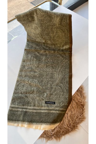 EB SCARF Șal de umăr din lână și cașmir cu model Etro