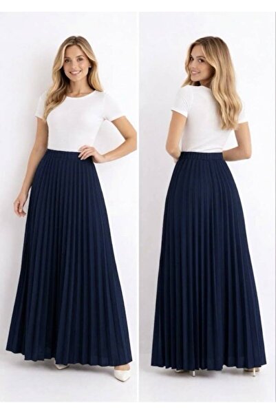 FTZ WOMEN Women's Pleated Skirt Stone 30390