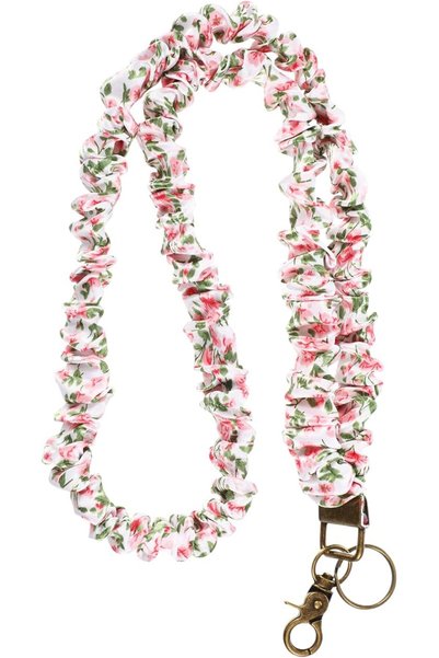 Geyoga Scrunchie Lanyards for ID Badges Keys Neck Stretchy Teacher Lanyards C...