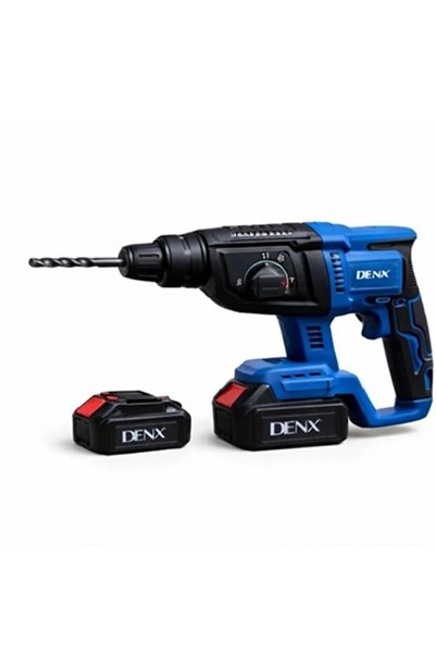 BUNCA مثقاب مطرقي لاسلكي DENX DX3336 بقوة 21 فولت، محرك بدون فرشاة، حفر الخرسانة ومفك براغي.شنيور