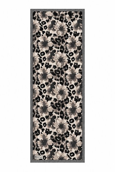 SilkTouch Gray Leona Patterned Shawl