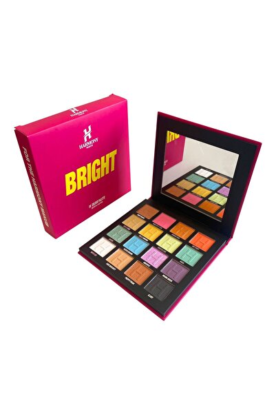 Harmony Harmony Beauty Bright 16 Color Eyeshadow Palette (Harmony Makup Brigh...
