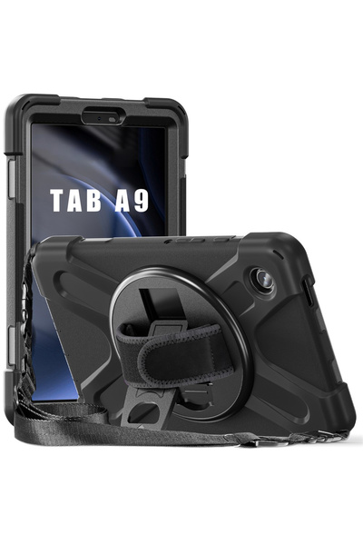 XGSM Husă pentru Samsung Galaxy Tab A9 X110 / X115, blindată, cu rotație 360,...