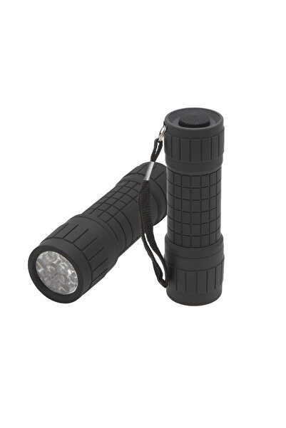 Phenom Lanterna LED compacta 9 LED 90lm, rezistenta la socuri, cu baterii AAA...