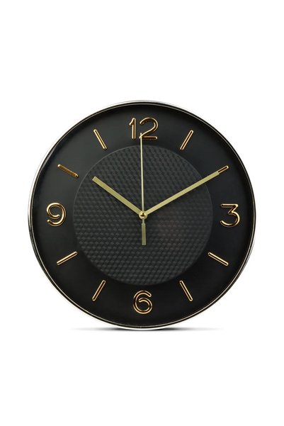 OEM Ceas perete analog silentios, 25 cm, sticla, design modern, functionare b...