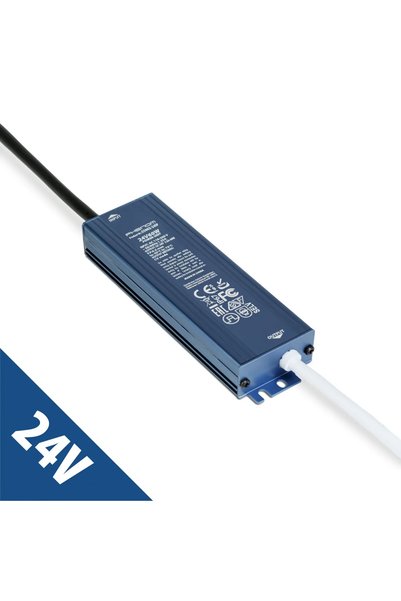 Phenom Sursa alimentare stabilizata 24V DC 60W 2.5A IP67 gri, transformator L...