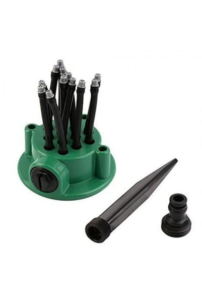 MACVI Aspersor Gradina Multifunctional Macvi® 360°, 12 Tuburi Flexibile, Econ...