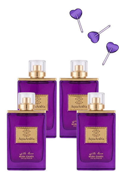AQUARABIA 4 قطع Musk Candy عطر 100 مل