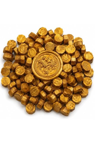 Generic 100PCS Sealing Wax Beads for Wax Seal Stamp | Octagonal Wax Seal Bead...
