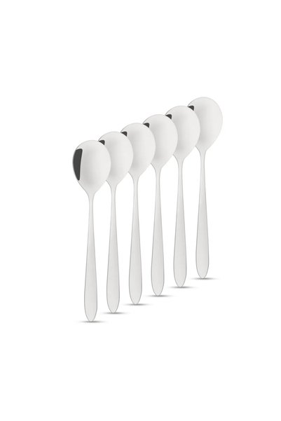 FAMİLY Lingură de cafea din oțel inoxidabil / lingură de desert - 137 x 30 mm...