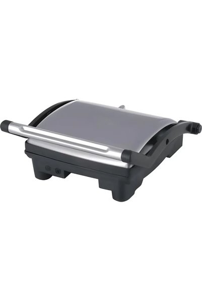 MACVI Sandwich-maker 3in1 Macvi®, grill/presa panini, 1800W, Negru/Argintiu