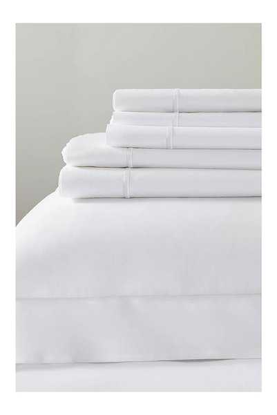 THE WHITE COMPANY Savoy Corded Egyptian Cotton Flat Sheet