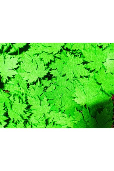 Forester Toys Keçeden Sadece Yeşil Çınar Yaprağı 7×7 cm 50 Adet