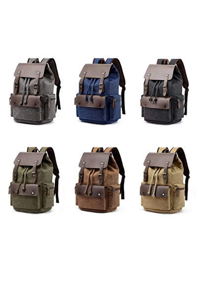 OEM Rucsac 15,6 inch, 20 L, doua bretele, multiple compartimente, albastru in...