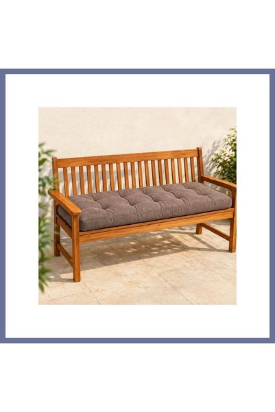 Generic Brand Μαξιλάρι καναπέ με καπιτονέ · 100 × 45 × 4 εκ. | Καφέ | Για εσω...