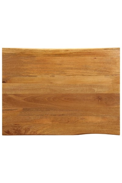 vidaxl Blat masă cu margini, 90x80x3,8 cm, lemn masiv mango