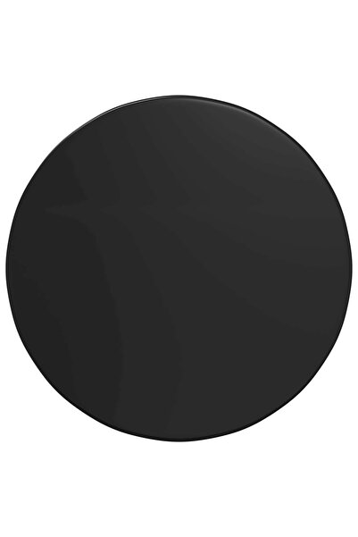 vidaxl Placă de masă Ø 80 x 1,5 cm Rotund Lemn prelucrat Negru