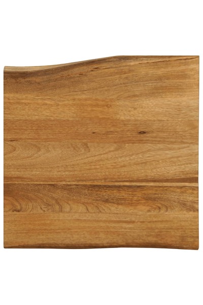 vidaxl Blat Masa 80x80x2,5 cm Live Edge Lemn Masiv Mango