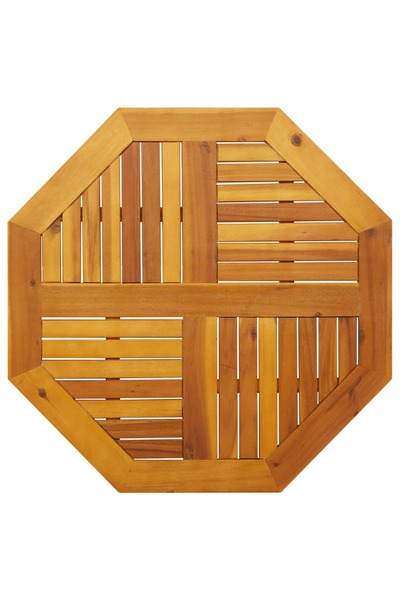 vidaxl Blat de masă, 80x80x2,2 cm, octogonal, lemn masiv acacia